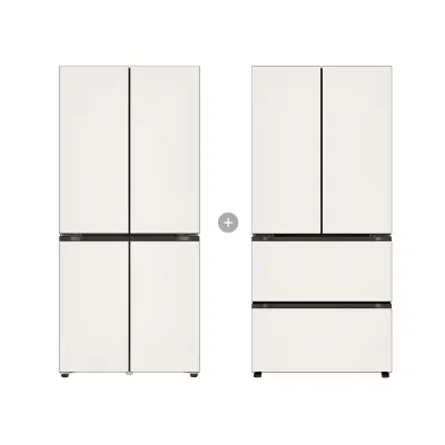 [LG] 디오스 오브제컬렉션 Fit & Max 냉장고 + 김치톡톡 R984GBB012 상품 이미지